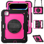 For iPad Pro 11 2025 / 2024 / Rose Red+Black