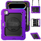 For iPad Pro 11 2025 / 2024 / Purple+Black