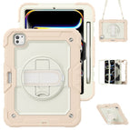 For iPad Pro 11 2025 / 2024 / Cream+Rose Gold
