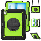 For iPad Air 11 2026 / 2025 / 2024 / Yellow Green+Black