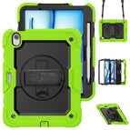 For iPad Air 11 2026 / 2025 / 2024 / Black+Yellow Green