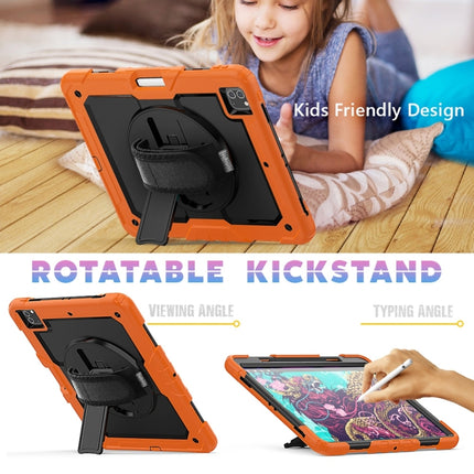 Lucky Wheel Grip Silicone Hybrid PC Tablet Case with Shoulder Strap, For iPad Pro 13 2025 / 2024
