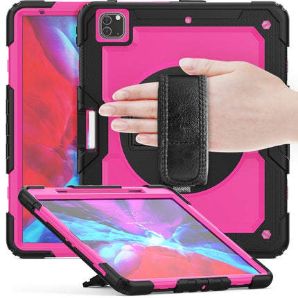 Lucky Wheel Grip Silicone Hybrid PC Tablet Case with Shoulder Strap, For iPad Pro 13 2025 / 2024