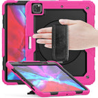For iPad Pro 13 2025 / 2024 / Black+Rose Red