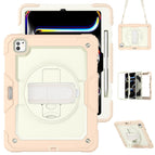 For iPad Pro 13 2025 / 2024 / Cream+Rose Gold