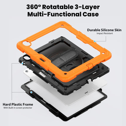 Lucky Wheel Grip Silicone Hybrid PC Tablet Case with Shoulder Strap, For iPad Air 13 2026 / 2025 / 2024
