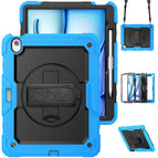 For iPad Air 13 2026 / 2025 / 2024 / Black+Light Blue