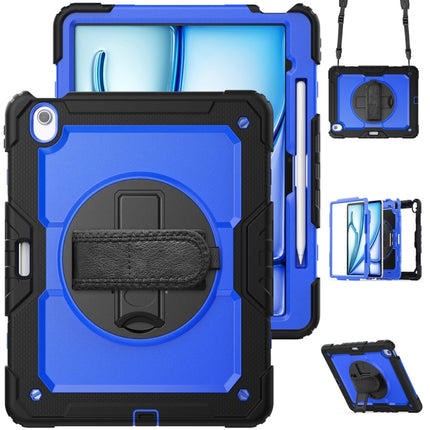 Lucky Wheel Grip Silicone Hybrid PC Tablet Case with Shoulder Strap, For iPad Air 13 2026 / 2025 / 2024