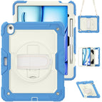For iPad Air 13 2026 / 2025 / 2024 / Cream+Navy Blue