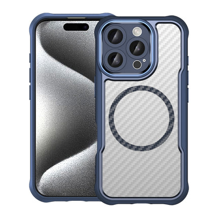Carbon Fiber Texture MagSafe Translucent Phone Case