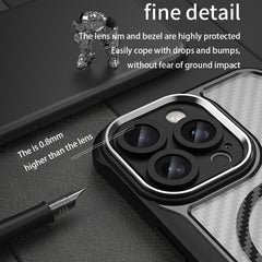 Carbon Fiber Texture MagSafe Translucent Phone Case, For iPhone 16 Pro Max, For iPhone 16 Pro, For iPhone 16 Plus, For iPhone 16, iPhone 16e, For iPhone 15 Pro Max, For iPhone 15 Pro, For iPhone 15 Plus / 14 Plus