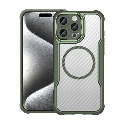Carbon Fiber Texture MagSafe Translucent Phone Case, For iPhone 16 Pro, For iPhone 16 Plus, For iPhone 16, For iPhone 15 Pro Max, For iPhone 15 Pro, For iPhone 15 Plus / 14 Plus