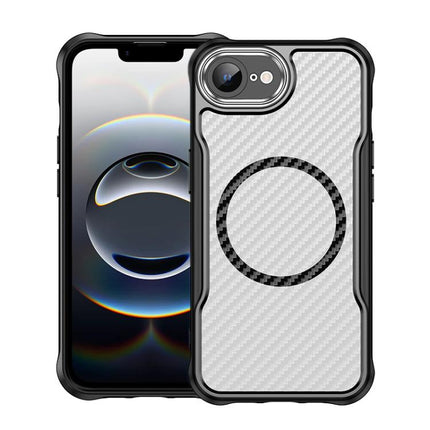 Carbon Fiber Texture MagSafe Translucent Phone Case, For iPhone 17 Pro Max, For iPhone 17 Pro, For iPhone 17, For  iPhone Air, For iPhone 16e, For iPhone 16 Pro Max