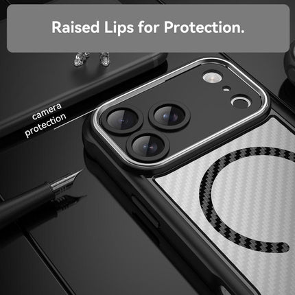 Carbon Fiber Texture MagSafe Translucent Phone Case, For iPhone 17 Pro Max, For iPhone 17 Pro, For iPhone 17, For  iPhone Air, For iPhone 16e, For iPhone 16 Pro Max