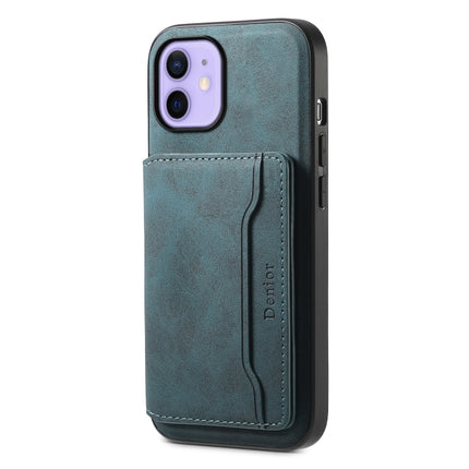 Denior D13 Retro Texture Leather MagSafe Card Bag Phone Case, For iPhone 13 Pro Max, For iPhone 13 Pro, For iPhone 12, For iPhone 12 Pro Max, For iPhone 12 Pro