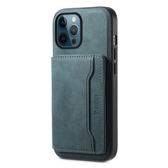 Denior D13 Retro Texture Leather MagSafe Card Bag Phone Case, For iPhone 12 Pro