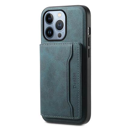 Denior D13 Retro Texture Leather MagSafe Card Bag Phone Case, For iPhone 13 Pro Max, For iPhone 13 Pro, For iPhone 12, For iPhone 12 Pro Max, For iPhone 12 Pro