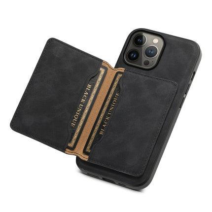 Denior D13 Retro Texture Leather MagSafe Card Bag Phone Case, For iPhone 13 Pro Max, For iPhone 13 Pro, For iPhone 12, For iPhone 12 Pro Max, For iPhone 12 Pro