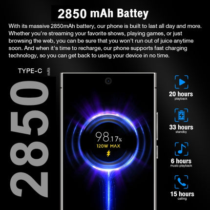 S24 Ultra / L26A, 6.75 inch Screen, Android 8.1 MTK6753 Octa Core, Network: 4G, Dual SIM, 3GB+64GB