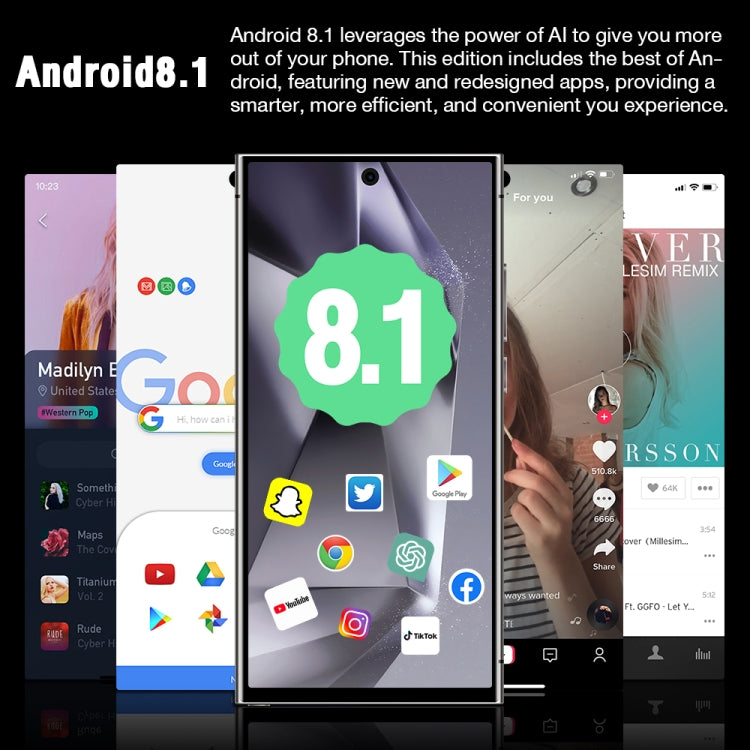 S24 Ultra / L26A, 6.75 inch Screen, Android 8.1 MTK6753 Octa Core, Network: 4G, Dual SIM, 3GB+64GB