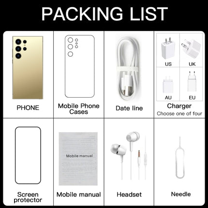 S24 Ultra / L26A, 6.75 inch Screen, Android 8.1 MTK6753 Octa Core, Network: 4G, Dual SIM, 3GB+64GB