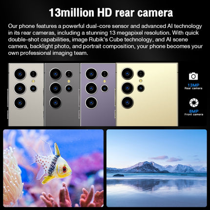 S24 Ultra / L26A, 6.75 inch Screen, Android 8.1 MTK6753 Octa Core, Network: 4G, Dual SIM, 3GB+64GB