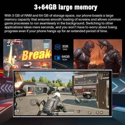 S24 Ultra / L26A, 6.75 inch Screen, Android 8.1 MTK6753 Octa Core, Network: 4G, Dual SIM, 3GB+64GB