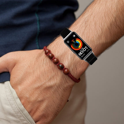 Nylon Loop Hook and Loop Fastener Watch Band, For Huawei Band 10 / 9 / 8