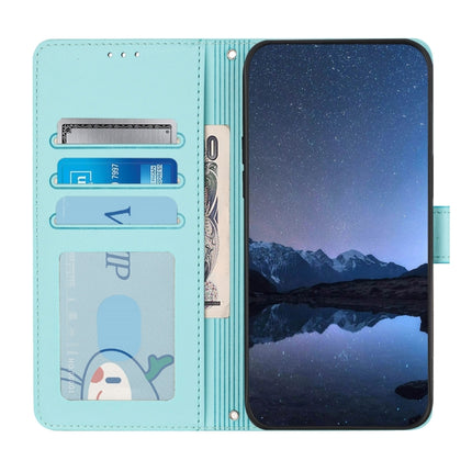 Cat Rat Embossed Pattern RFID Leather Phone Case with Lanyard, For vivo Y300 Pro, For vivo iQOO Z9s Pro 5G India, For vivo S19 Pro, For vivo S19