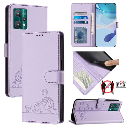 Cat Rat Embossed Pattern RFID Leather Phone Case with Lanyard, For Motorola Edge+ 2023/Moto X40, For Motorola Moto G 5G 2023, For Motorola G Pure/Moto G Play 2023, For Motorola Moto G72