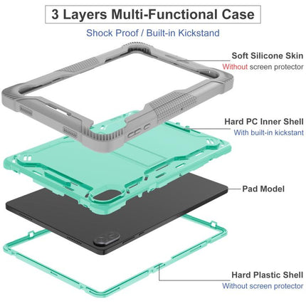 Shockproof Silicone Hybrid PC Tablet Case with Holder, For Honor Pad X8b / X8a, For Honor Pad X9 / X8 Pro