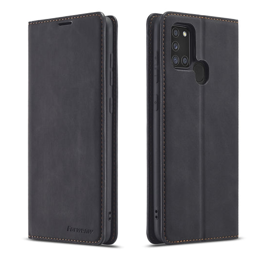 Forwenw Dream Series Oil Edge Strong Magnetism Horizontal Flip Leather Case with Holder & Card Slots & Wallet & Photo Frame, For Samsung Galaxy A21s, For Samsung Galaxy Note20, For Samsung Galaxy Note20 Ultra, For Xiaomi Redmi Note 9