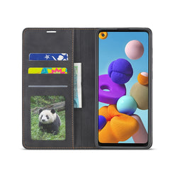 Forwenw Dream Series Oil Edge Strong Magnetism Horizontal Flip Leather Case with Holder & Card Slots & Wallet & Photo Frame, For Samsung Galaxy A21s, For Samsung Galaxy Note20, For Samsung Galaxy Note20 Ultra, For Xiaomi Redmi Note 9