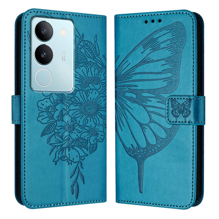 Embossed Butterfly Leather Phone Case, For vivo V29 5G Global / V29 Pro, For vivo Y02 / Y02A / Y02t / Y11 2023, For vivo Y78 5G/Y78+ 5G Global/V29 Lite