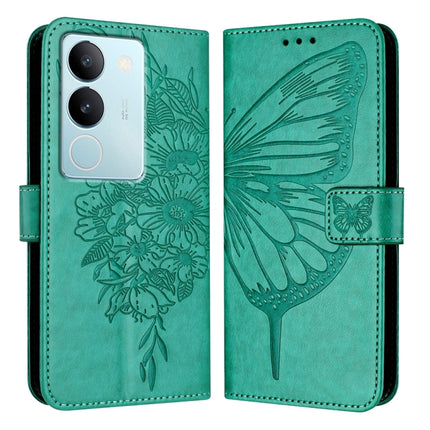 Embossed Butterfly Leather Phone Case, For vivo V29 5G Global / V29 Pro, For vivo Y02 / Y02A / Y02t / Y11 2023, For vivo Y78 5G/Y78+ 5G Global/V29 Lite