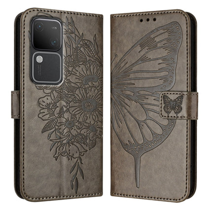 Embossed Butterfly Leather Phone Case, For vivo Y100 5G IDN / Y200e 5G Global, For vivo V30 5G/V30 Pro 5G Global, For vivo V29e 5G Global / Y200 5G Global