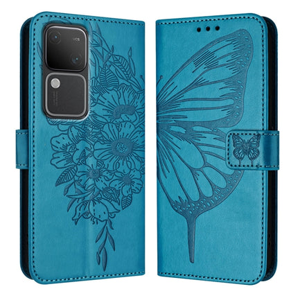 Embossed Butterfly Leather Phone Case, For vivo Y100 5G IDN / Y200e 5G Global, For vivo V30 5G/V30 Pro 5G Global, For vivo V29e 5G Global / Y200 5G Global