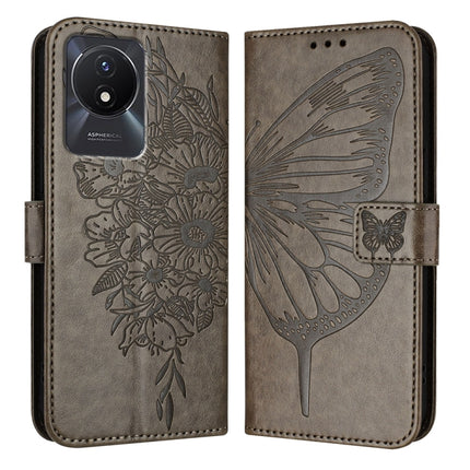 Embossed Butterfly Leather Phone Case, For vivo V29 5G Global / V29 Pro, For vivo Y02 / Y02A / Y02t / Y11 2023, For vivo Y78 5G/Y78+ 5G Global/V29 Lite