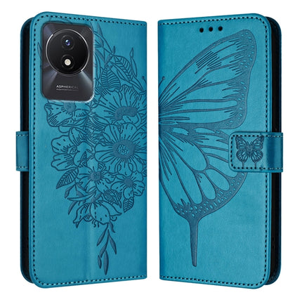 Embossed Butterfly Leather Phone Case, For vivo V29 5G Global / V29 Pro, For vivo Y02 / Y02A / Y02t / Y11 2023, For vivo Y78 5G/Y78+ 5G Global/V29 Lite