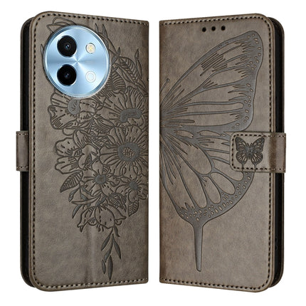 Embossed Butterfly Leather Phone Case, For vivo Y28 4G, For vivo X100s 5G, For vivo Y38 5G