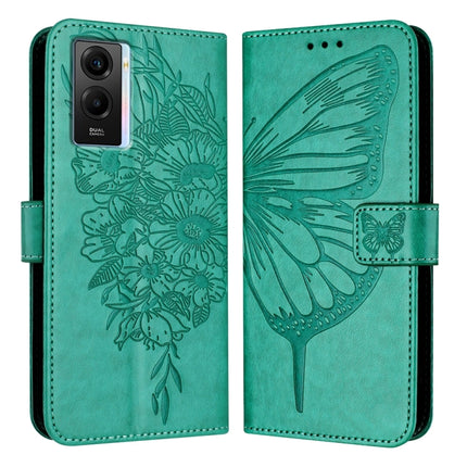Embossed Butterfly Leather Phone Case, For vivo V27e 4G Global / T2 4G Global, For vivo Y35 4G/Y22 4G/Y22s 4G Global, For vivo Y55 5G Global / Y55s 2023 5G