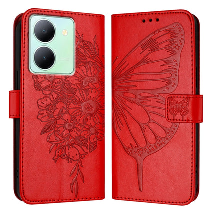 Embossed Butterfly Leather Phone Case, For vivo V29 5G Global / V29 Pro, For vivo Y02 / Y02A / Y02t / Y11 2023, For vivo Y78 5G/Y78+ 5G Global/V29 Lite