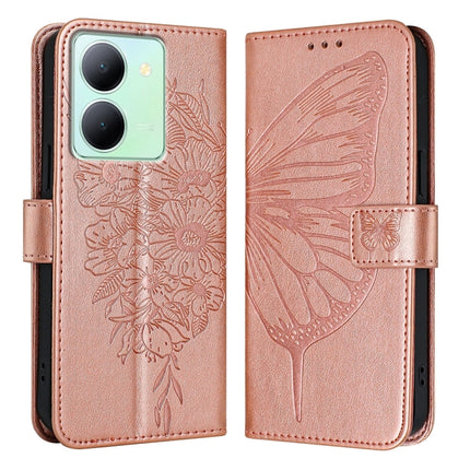 Embossed Butterfly Leather Phone Case, For vivo V29 5G Global / V29 Pro, For vivo Y02 / Y02A / Y02t / Y11 2023, For vivo Y78 5G/Y78+ 5G Global/V29 Lite