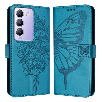 Embossed Butterfly Leather Phone Case, For vivo Y100 5G IDN / Y200e 5G Global, For vivo V30 5G/V30 Pro 5G Global, For vivo V29e 5G Global / Y200 5G Global