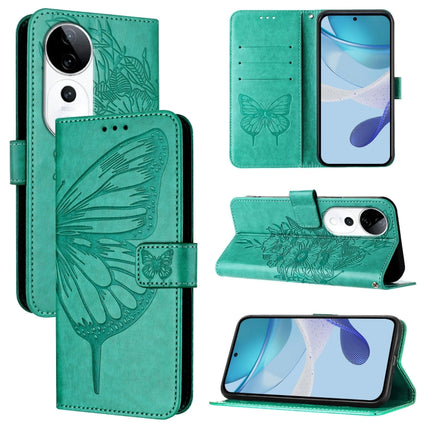 Embossed Butterfly Leather Phone Case, For vivo Y300, For vivo S19 Pro, For vivo S19
