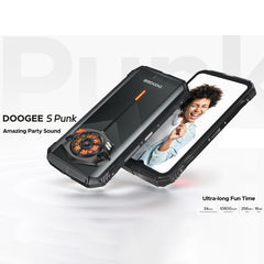 DOOGEE S PUNK Rugged Phone, 6.58 inch Android 14 Spreadtrum T606 Octa Core, Network: 4G, OTG, NFC, 6GB+256GB