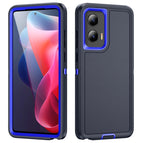 For Motorola Moto G Play 5G 2024 / Dark Blue + Royal Blue