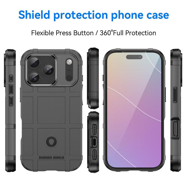 Full Coverage Shockproof TPU Phone Case, For iPhone 18 Pro, For iPhone 18 Pro Max, For iPhone 17e / 16e, For iPhone 17 Pro Max, For iPhone 17 Pro, For iPhone 17, For iPhone Air, For iPhone 16 Pro Max