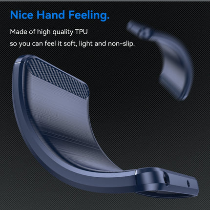 Brushed Texture Carbon Fiber TPU Phone Case, For iPhone 16 Pro Max, For iPhone 16 Pro, For iPhone 16 Plus, For iPhone 16