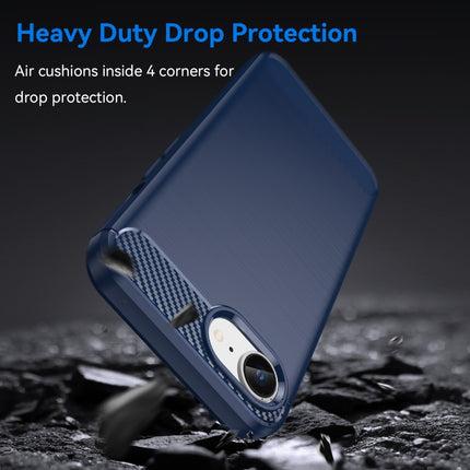 Brushed Texture Carbon Fiber TPU Phone Case, For iPhone 17e / 16e, For iPhone 17 Pro Max, For iPhone 17 Pro, For iPhone 17, For iPhone Air, For iPhone 16 Pro Max, For iPhone 16 Pro, For iPhone 16 Plus